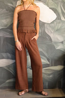 PANTALÓN PALMA - CHOCOLATE