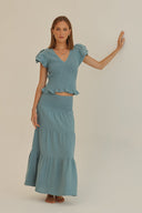 FALDA CARIBANA - AZUL