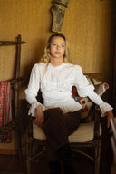 BLUSA JOIE - BLANCO RAYAS