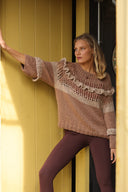 SWEATER AZTECA - ALGODÓN MARRÓN