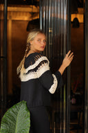 SWEATER AZTECA - ALGODÓN NEGRO