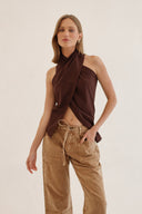 BALI TOP - CHOCOLATE