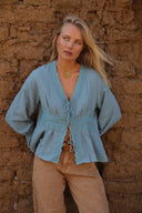 BLUSA CALA - AZUL