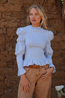 BLUSA MAYA - CELESTE