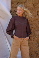 BLUSA NEVES - CHOCOLATE