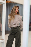 BLUSA CHER - MARRÓN