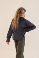 SWEATER SOHO - ALGODÓN AZUL