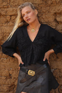 BLUSA VERACRUZ - NEGRA