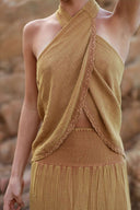 CAPRI SKIRT & TOP - CARAMEL