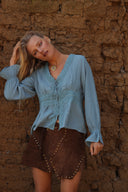 BLUSA CALA - AZUL