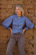 BLUSA NEVES - AZUL