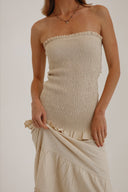 VESTIDO PALMA - NATURAL