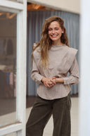 BLUSA CHER - MARRÓN