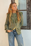 BLUSA VOLTA - VERDE
