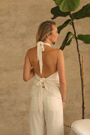 TOP TRENZA CARIBANA - CREMA