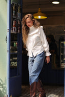 BLUSA MADONNA - CREMA