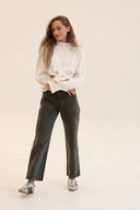 PANTALÓN CHER - PETRÓLEO