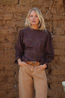 BLUSA NEVES - CHOCOLATE