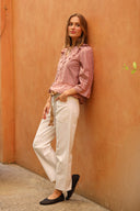 PANTALON SEAHORSE - CREMA