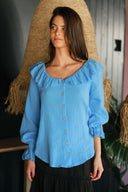 BLUSA ALMENDRA - AZUL
