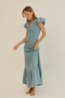 FALDA CARIBANA - AZUL