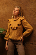 SWEATER CROISSANT - OCRE