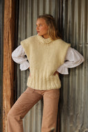 SWEATER CANELA - BLANCO