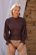 BLUSA NEVES - CHOCOLATE