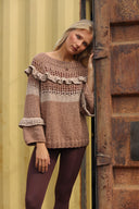 SWEATER AZTECA - ALGODÓN MARRÓN