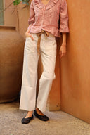PANTALON SEAHORSE - CREMA
