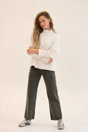 SWEATER SOHO - ALGODÓN BLANCO