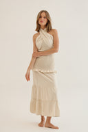 VESTIDO PALMA - NATURAL