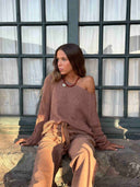 SWEATER RUNA - MOCHA MOUSE