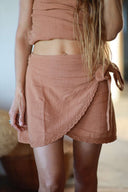 CAPRI SKIRT & TOP - CARAMEL