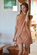 CAPRI SKIRT TERRACOTA