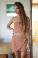 CAPRI SKIRT TERRACOTA