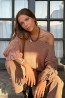 SWEATER RUNA - MOCHA MOUSE