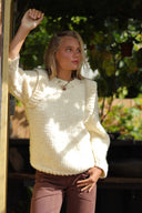 SWEATER OLMECA - BLANCO