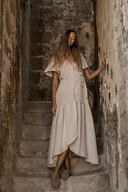 CAPITANA DRESS BEIGE (PRE ORDER)